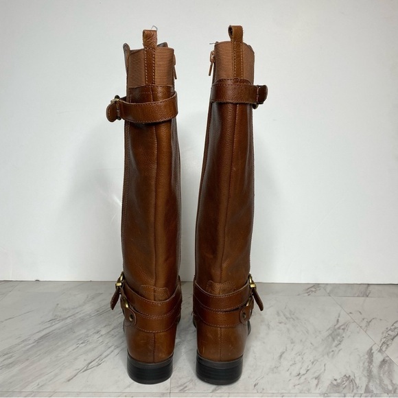 New! Naturalizer June Brown Knee High Riding Boot 6M - Picture 3 of 15